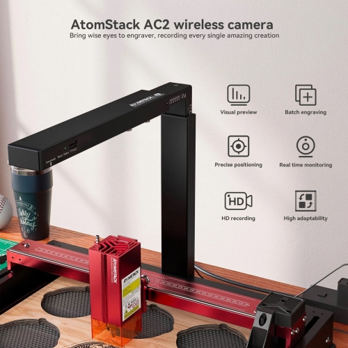 Kamera Atomstack AC2 FullHD do skanowania podglądu grawerowania